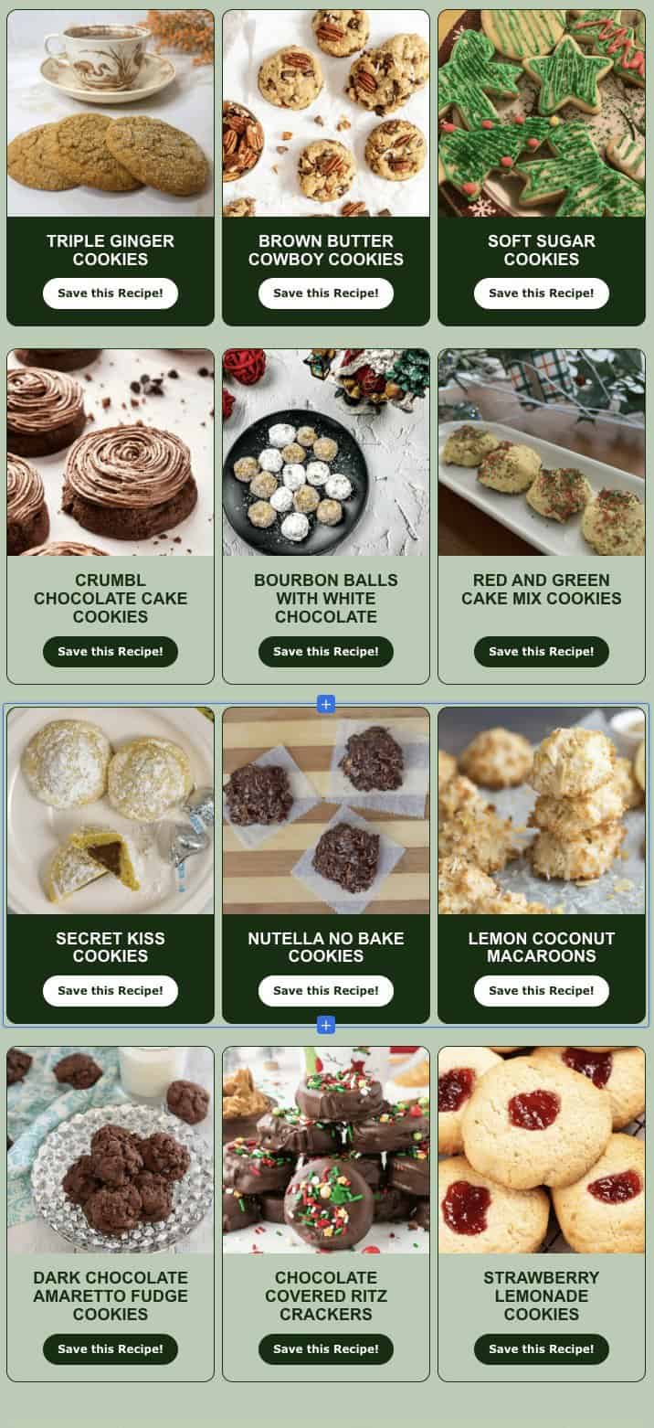 12 Days of Christmas Cookies, Day 9.